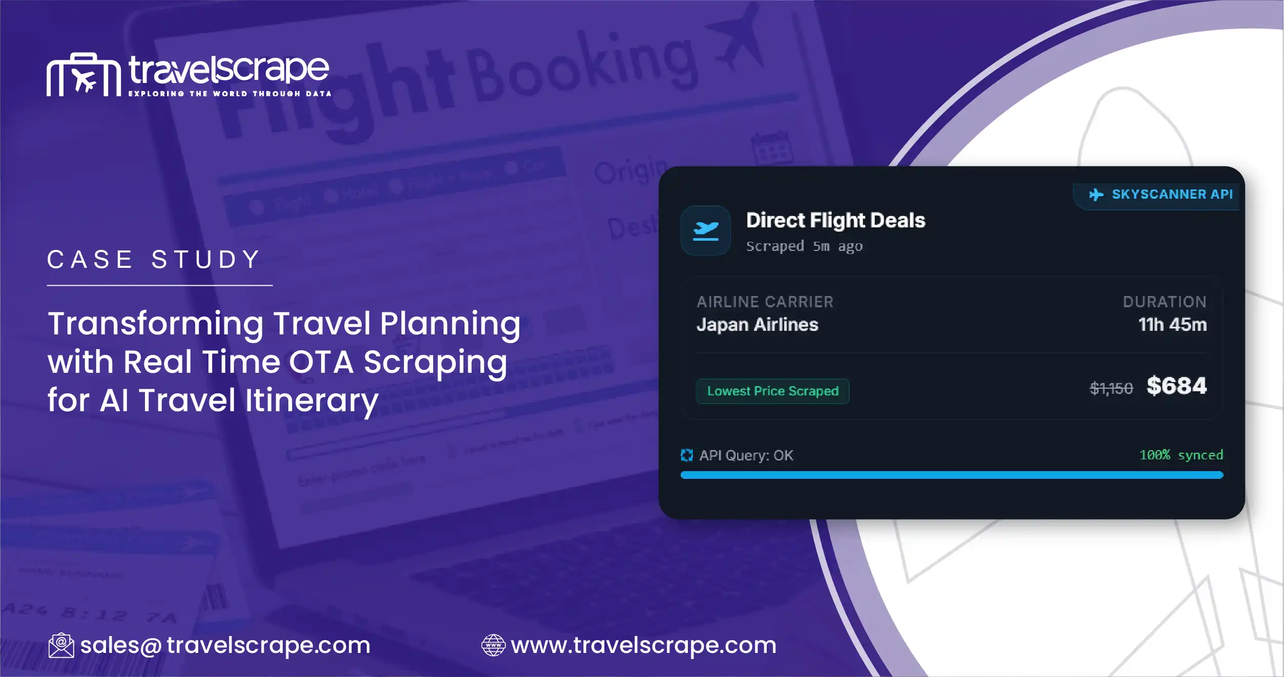 Real Time OTA Scraping for AI Travel Itinerary